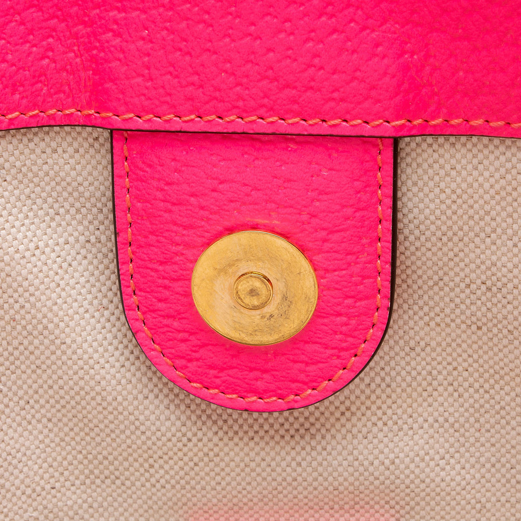 Gucci Canvas Flora Rajah Large Tote
