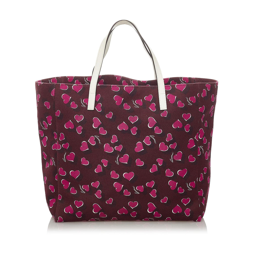 Gucci Canvas Heartbeat Tote Bag (SHG-28908)