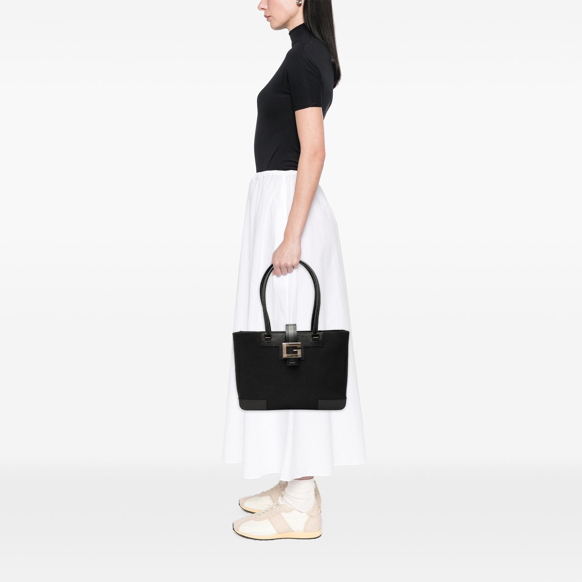 Gucci Canvas Square G Tote