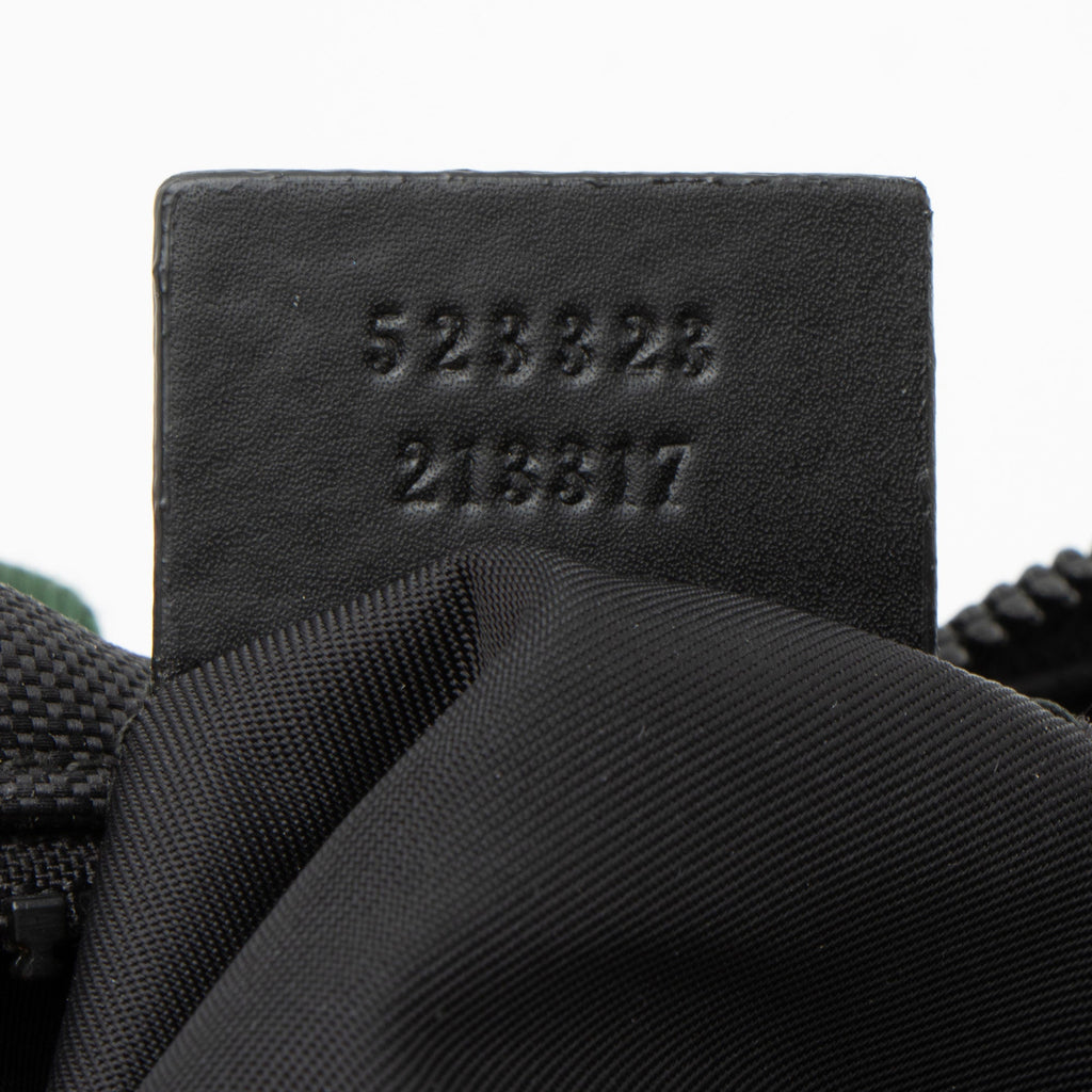 Gucci Canvas Tiger Embroidered Web Messenger