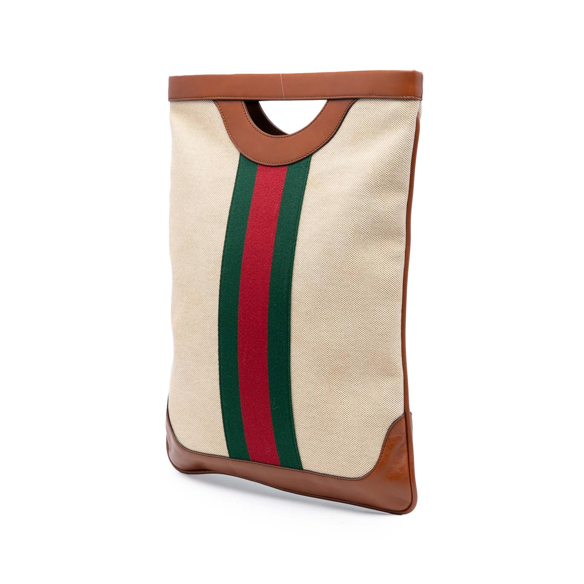 Gucci Canvas Web Satchel