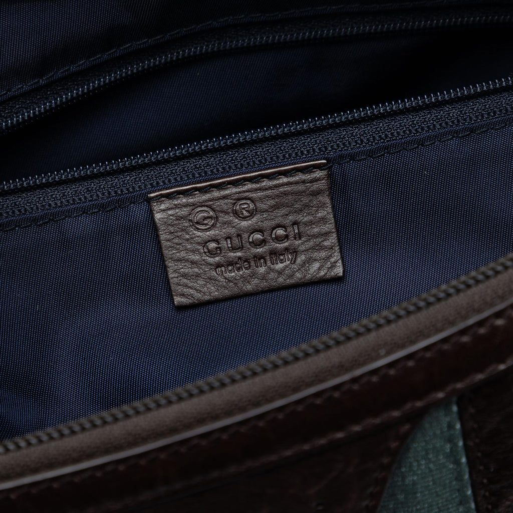 Gucci Canvas Web Shoulder Bag