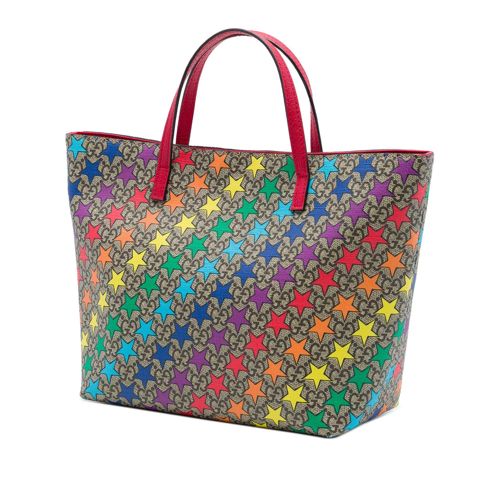 Gucci Childrens GG Supreme Stars Tote
