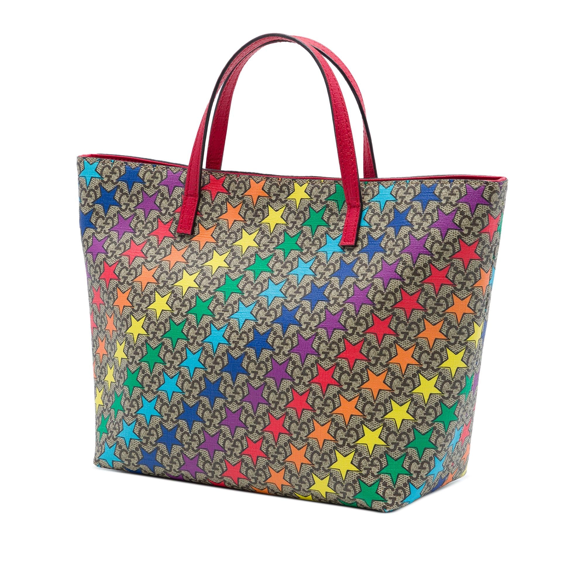 Gucci Childrens GG Supreme Stars Tote