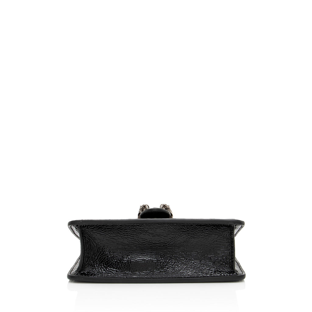 Gucci Crinkled Patent Leather Dionysus Mini Shoulder Bag