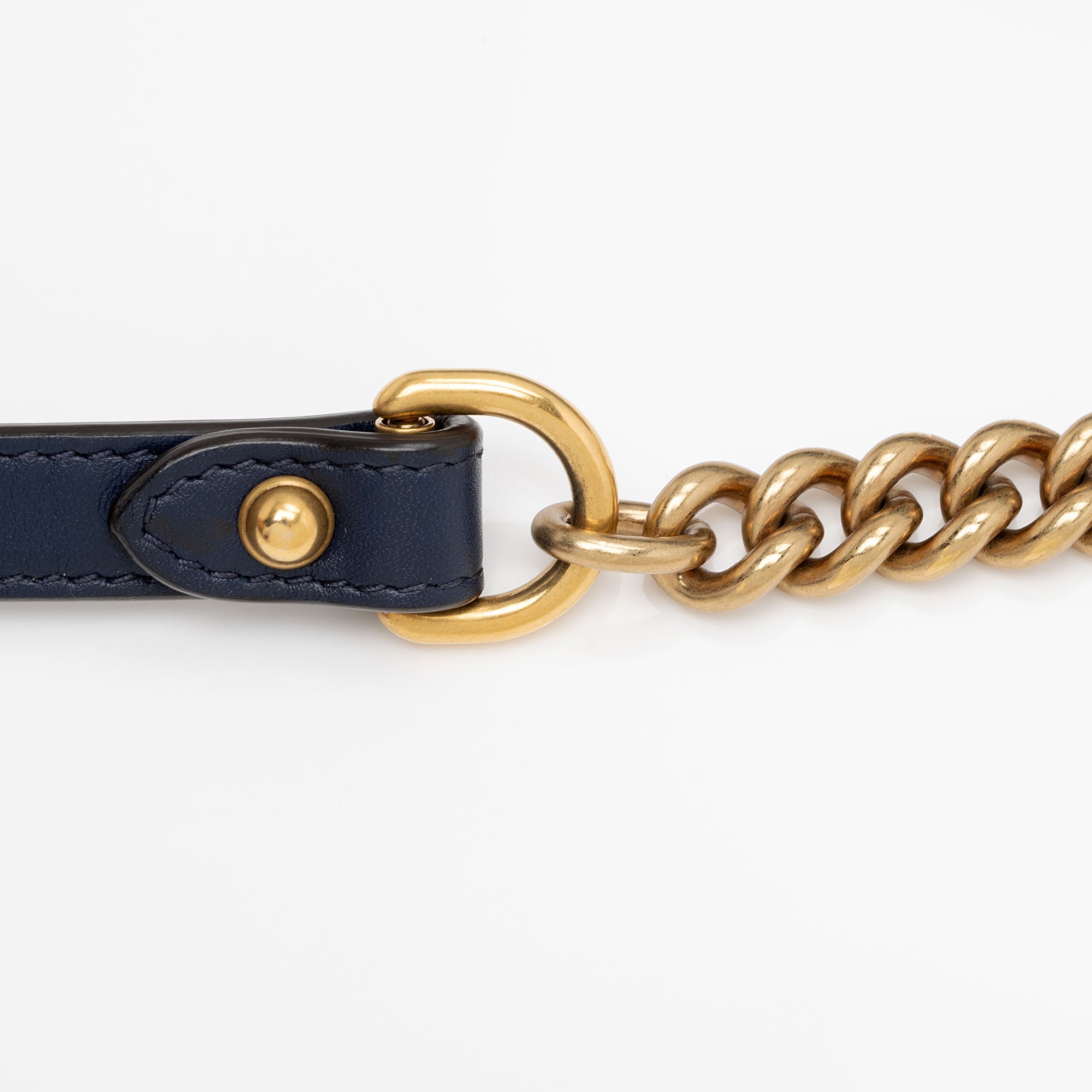 Gucci Denim Matelasse Pearl GG Marmont Small Flap Bag (SHF-JQgdk7)