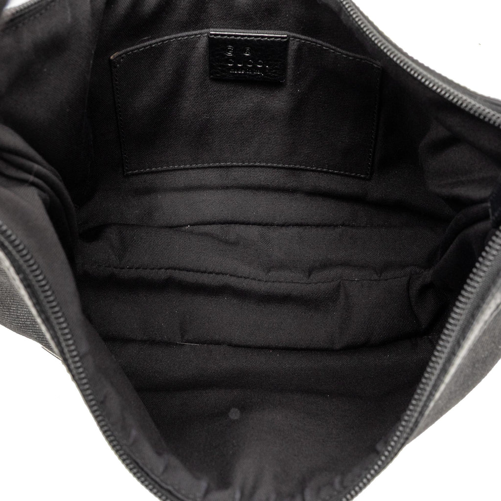 Gucci Denim Web Shoulder Bag