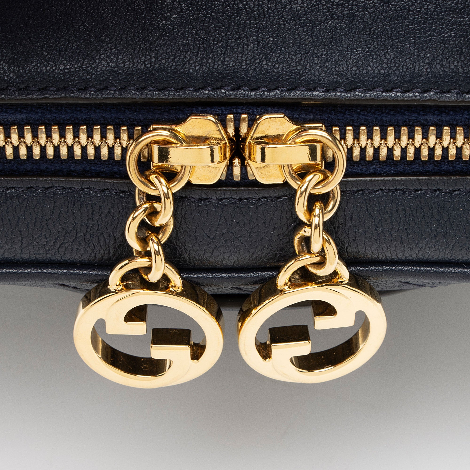 Gucci Diagonal Stitched Calfskin Blondie Top Handle