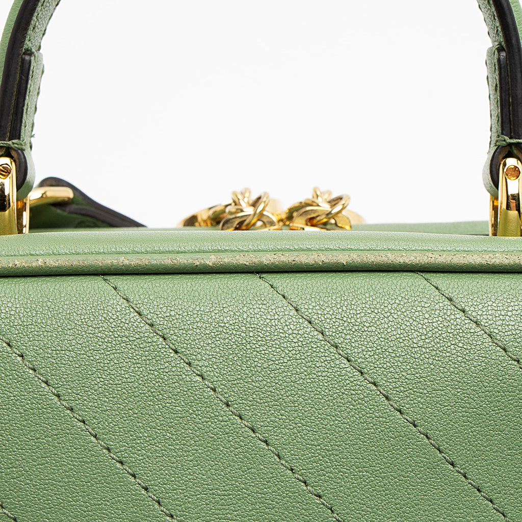 Gucci Diagonal Stitched Calfskin Blondie Top Handle