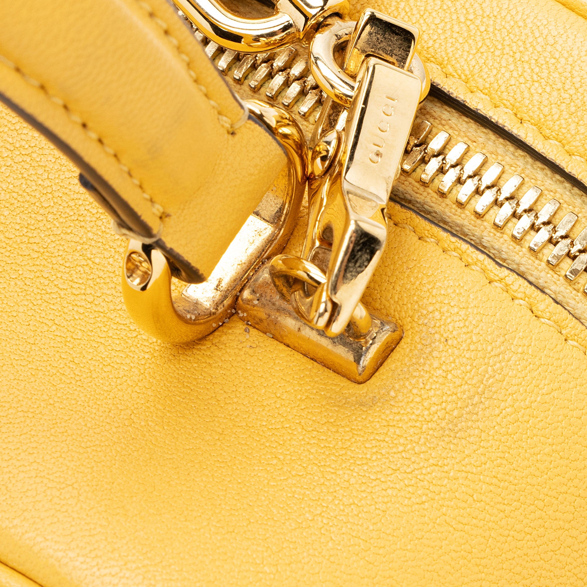 Gucci Diagonal Stitched Calfskin Blondie Top Handle