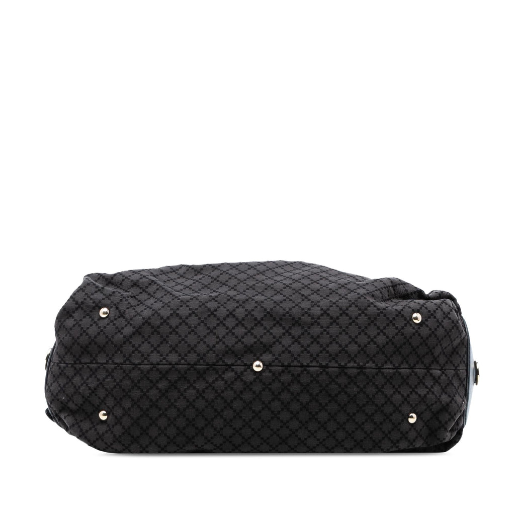 Gucci Diamante Canvas Bridle Satchel