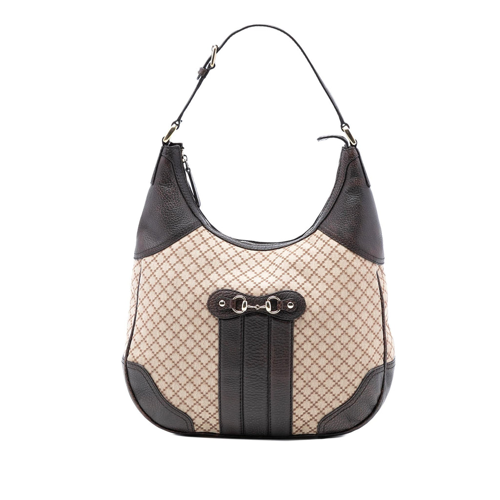 Gucci Diamante Canvas Catherine Shoulder Bag