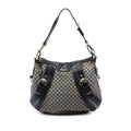 Gucci Diamante Canvas Crest Boule Hobo