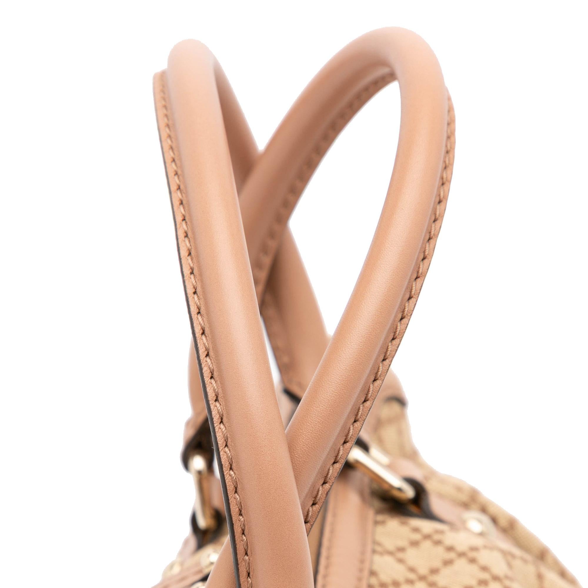 Gucci Diamante Canvas Sukey Satchel
