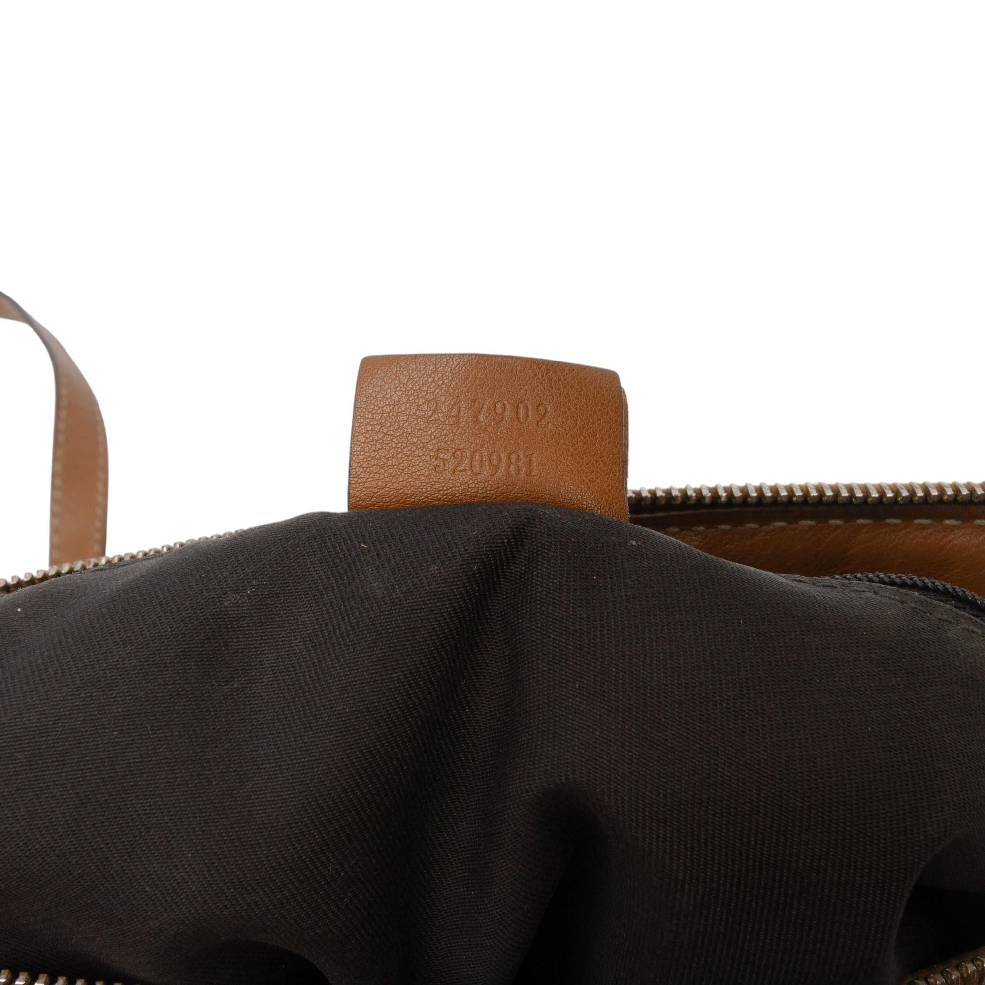 Gucci Diamante Canvas Sukey Satchel