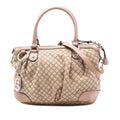 Gucci Diamante Canvas Sukey Satchel