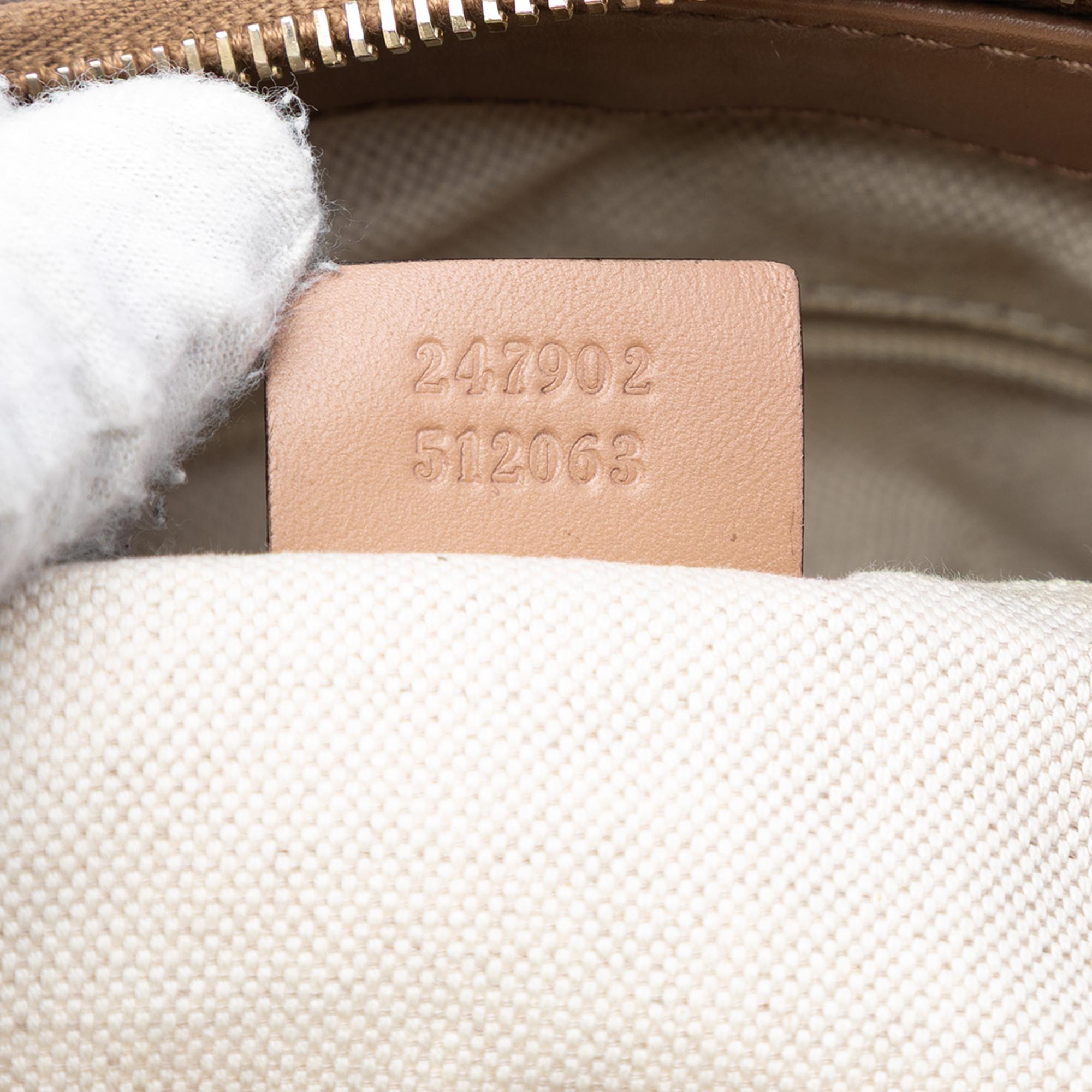 Gucci Diamante Canvas Sukey Satchel