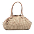 Gucci Diamante Canvas Sukey Satchel