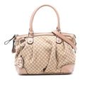 Gucci Diamante Canvas Sukey Satchel