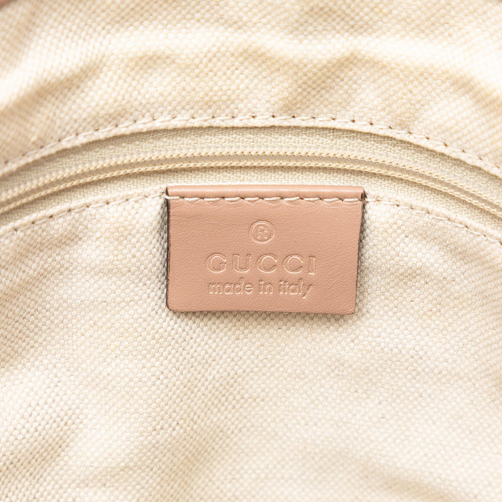 Gucci Diamante Canvas Sukey Satchel