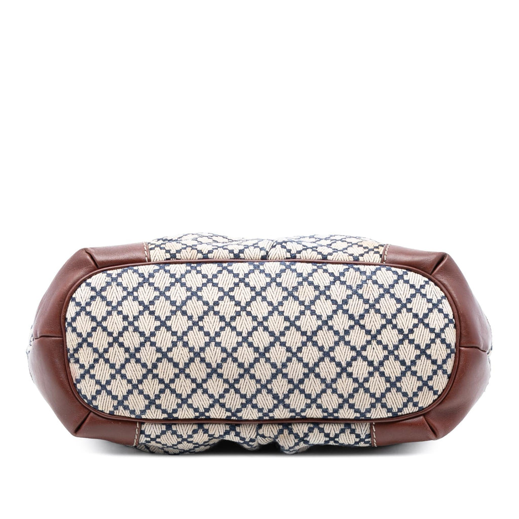 Gucci Diamante Canvas Sukey Satchel