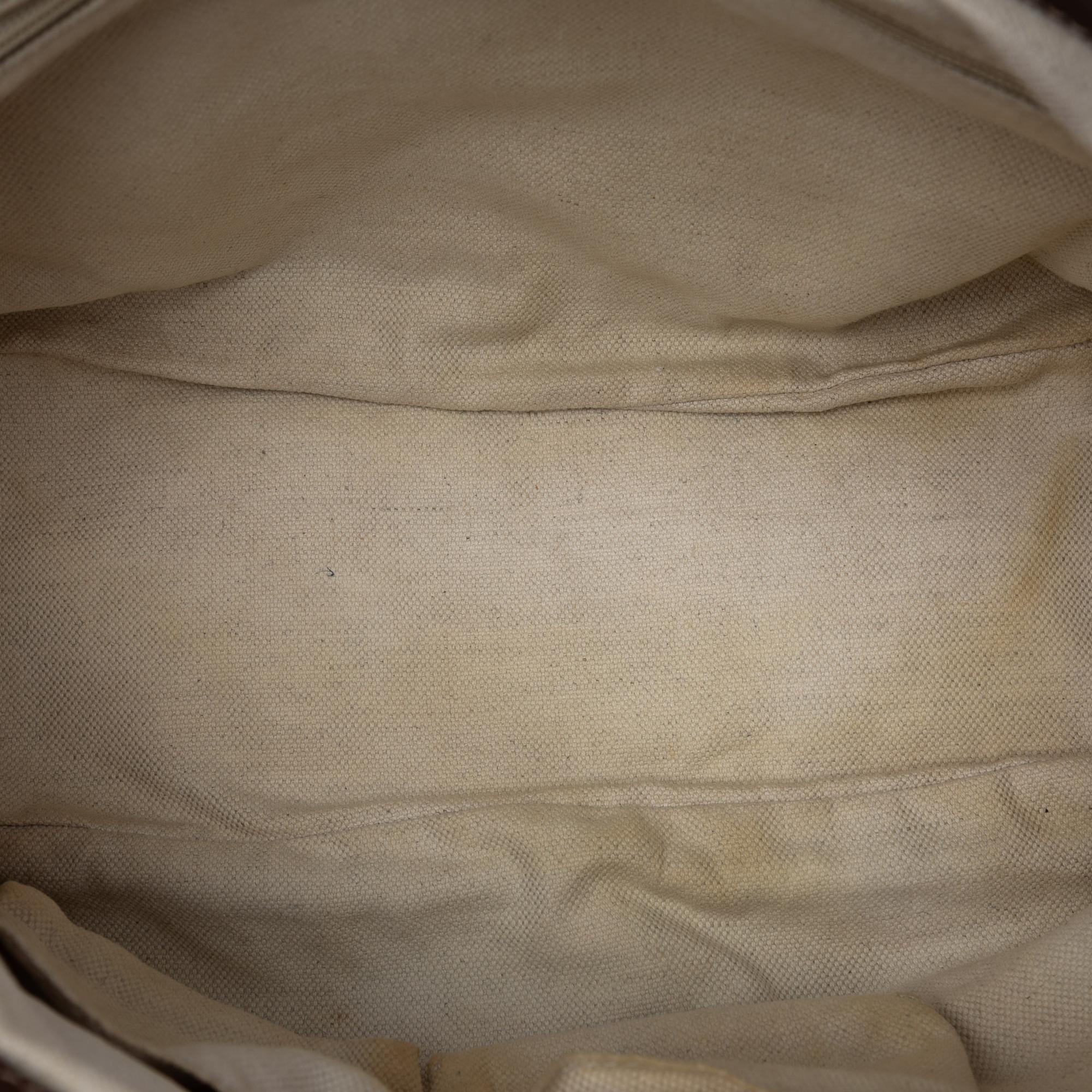Gucci Diamante Canvas Sukey Satchel