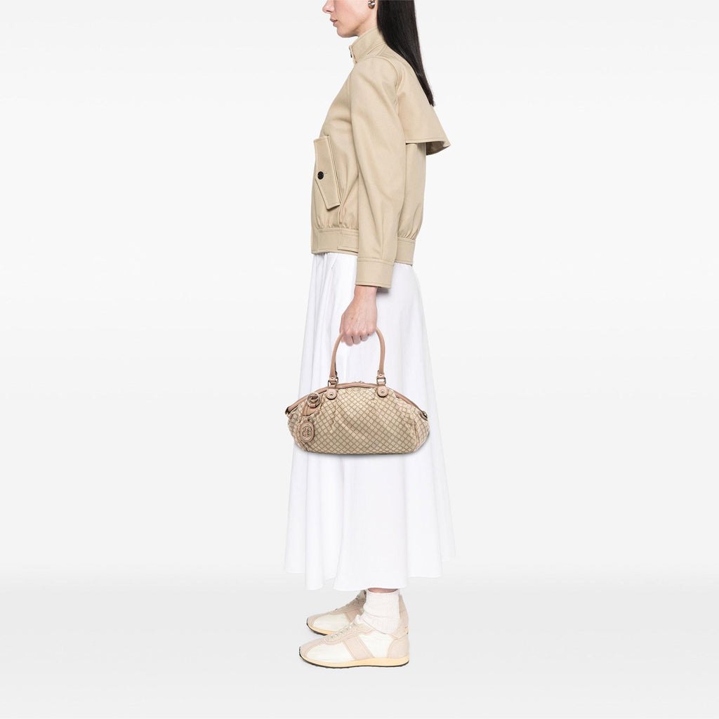 Gucci Diamante Canvas Sukey Satchel