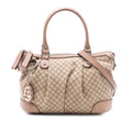 Gucci Diamante Canvas Sukey Satchel
