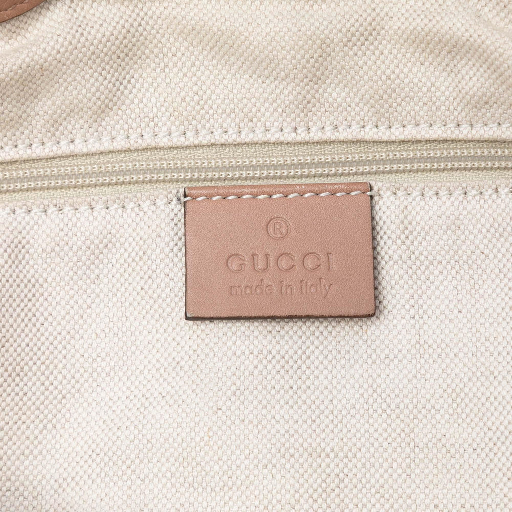 Gucci Diamante Canvas Sukey Satchel