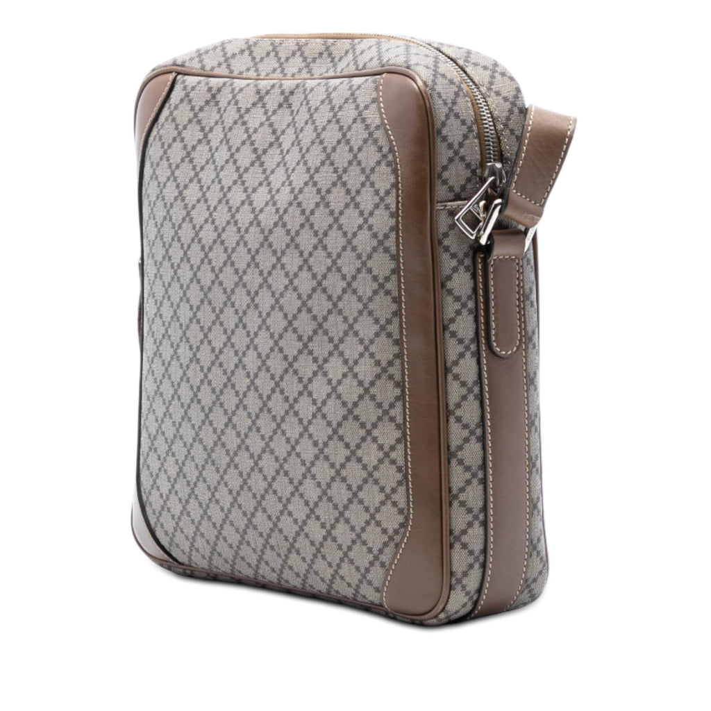 Gucci Diamante Coated Canvas Zip Crossbody