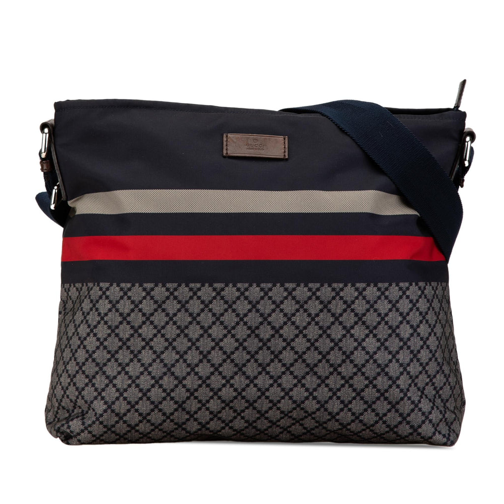 Gucci Diamante Nylon Web Crossbody