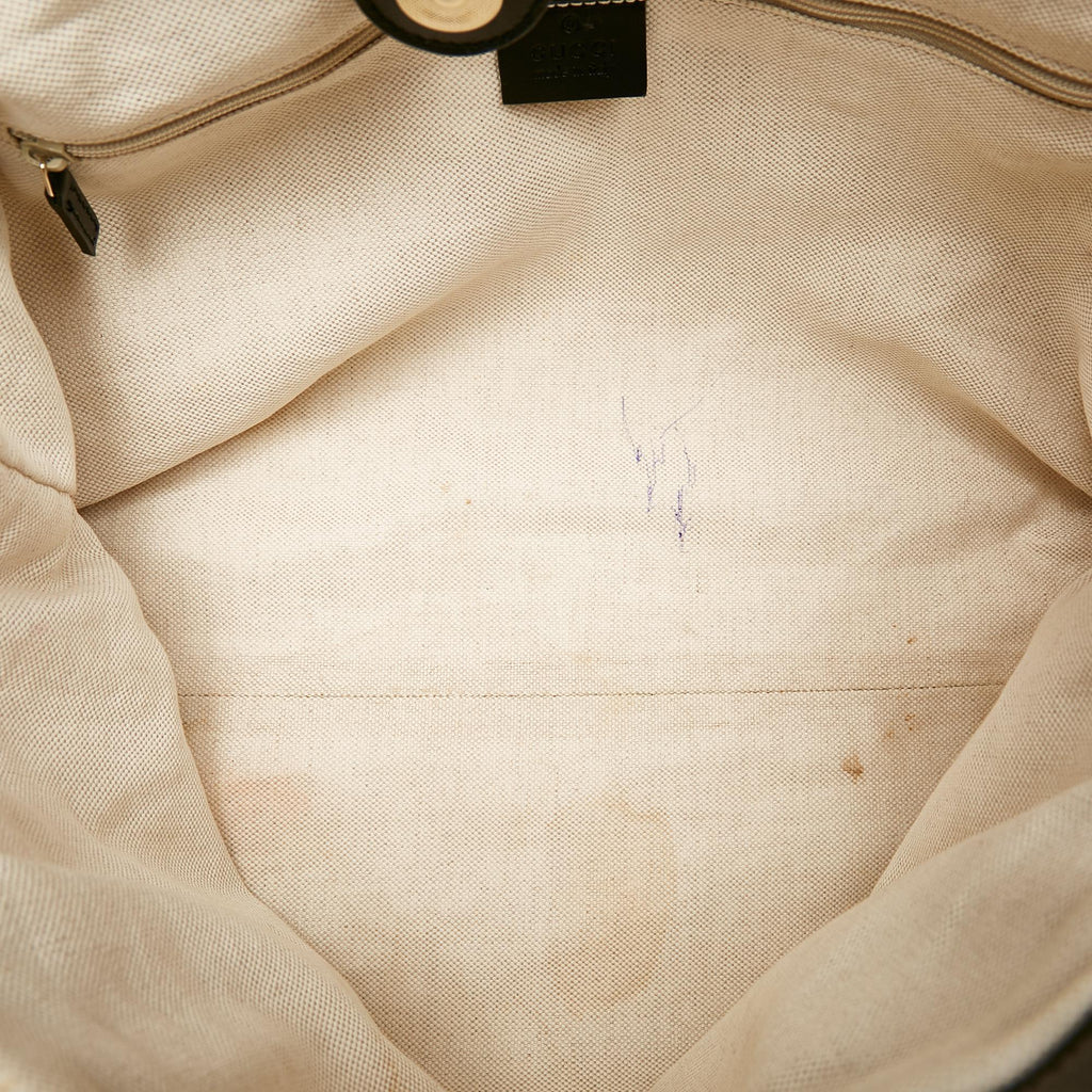 Gucci Diamante Sukey Canvas Tote Bag (SHG-32384)