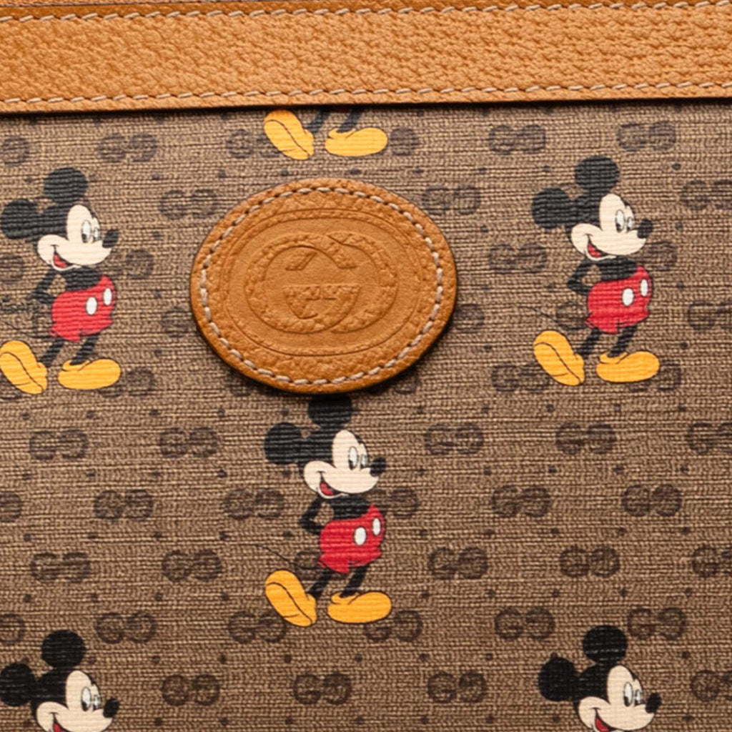 Gucci Disney Micro GG Supreme Mickey Mouse Clutch