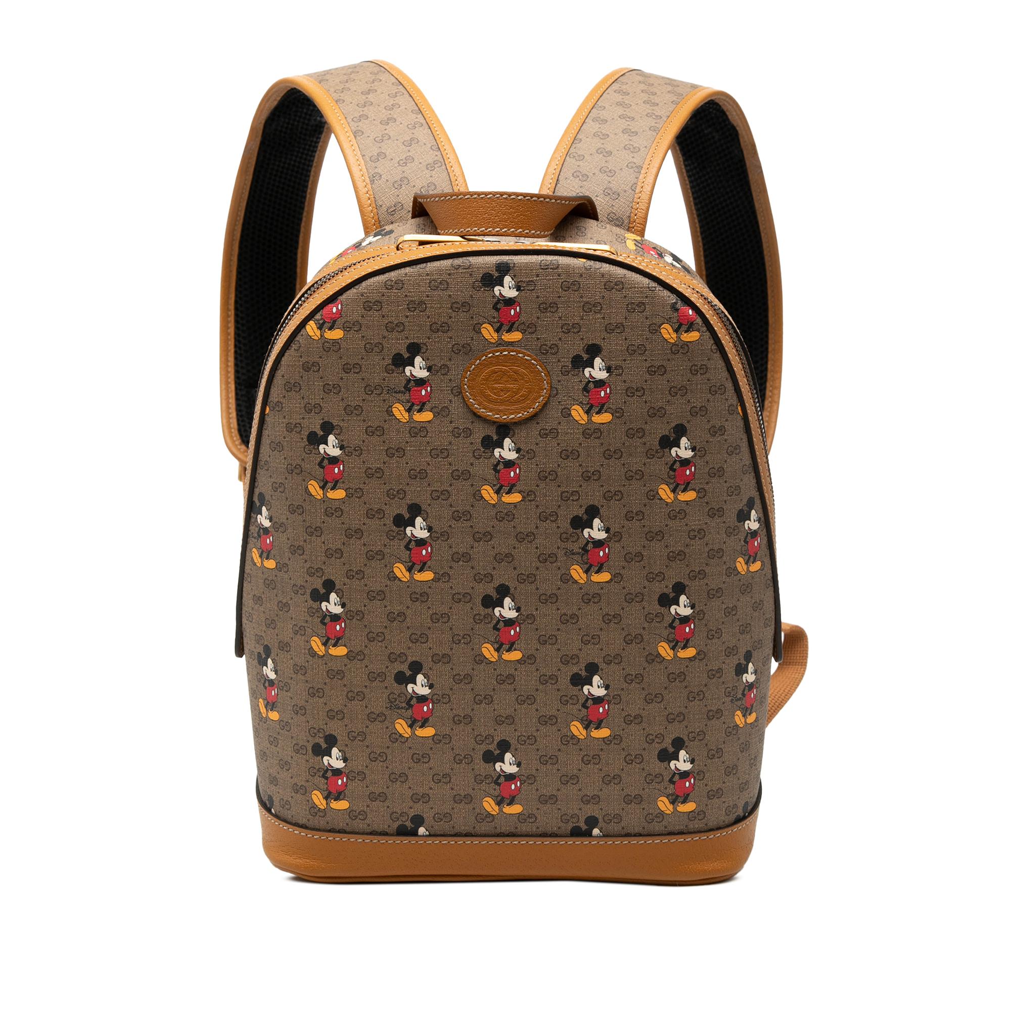 Gucci Disney Small Micro GG Supreme Mickey Mouse Dome Backpack