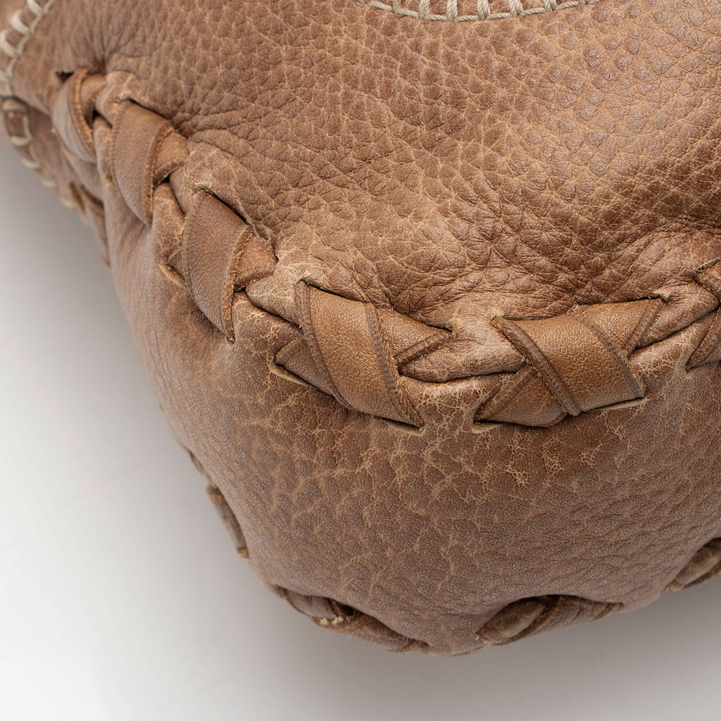 Gucci Distressed Leather New Jackie Large Hobo