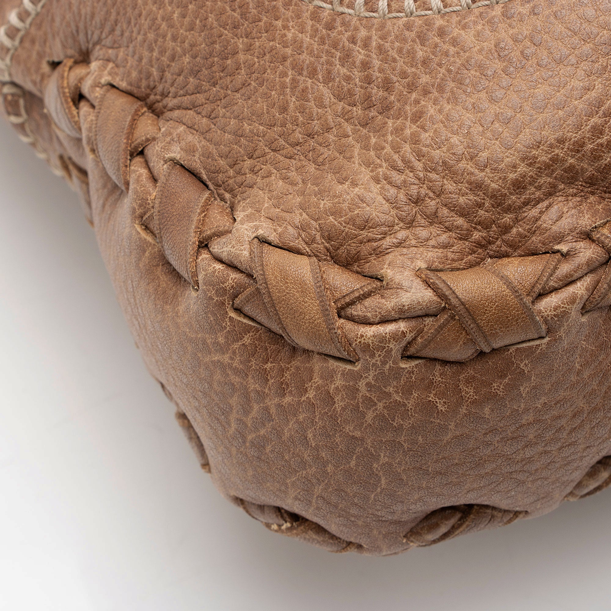 Gucci Distressed Leather New Jackie Large Hobo