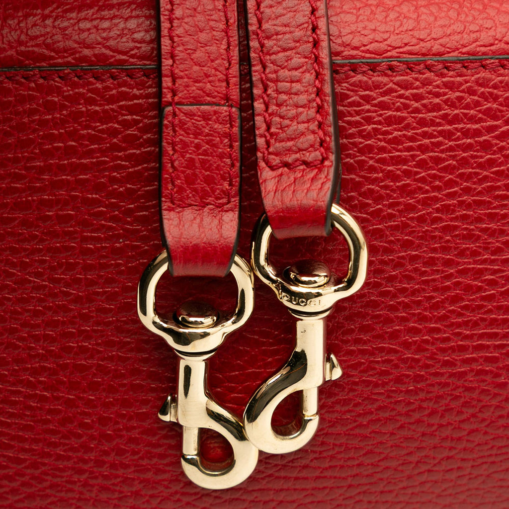 Gucci Dollar Calfskin GG Charm Satchel