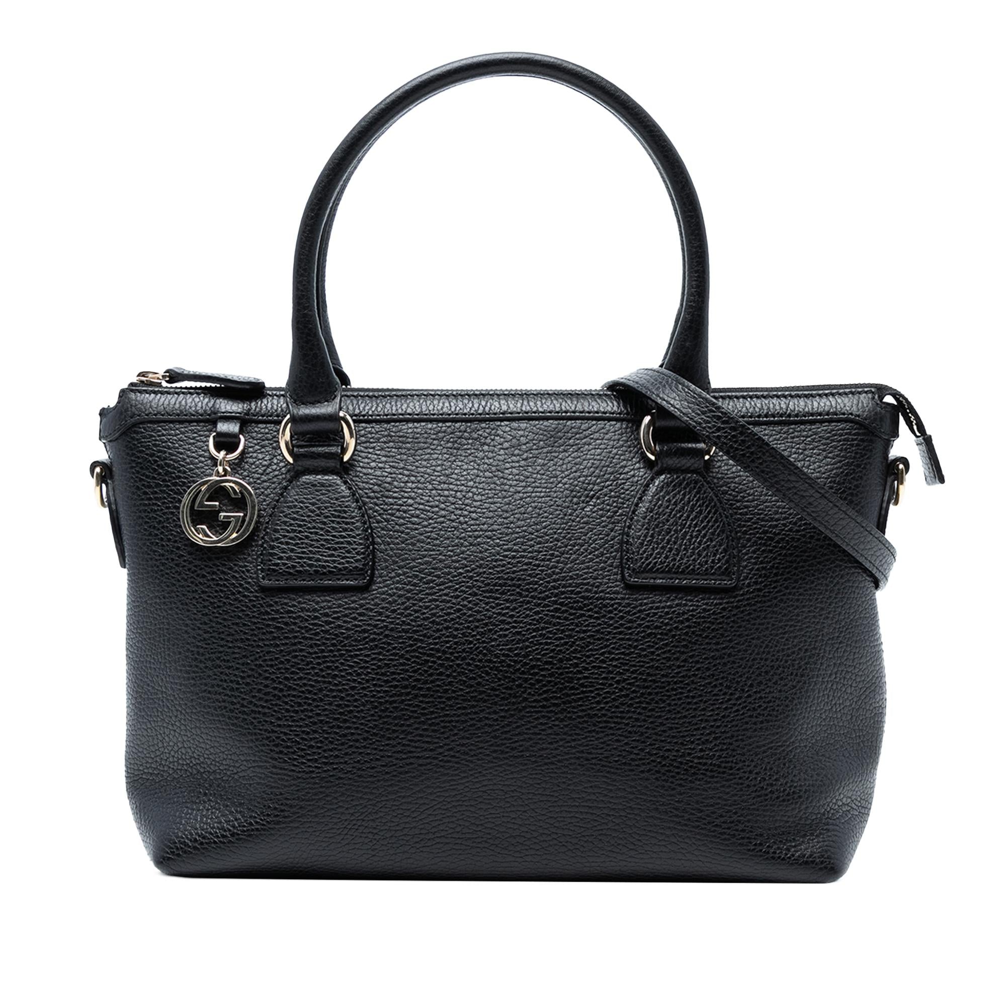 Gucci Dollar Calfskin GG Charm Satchel