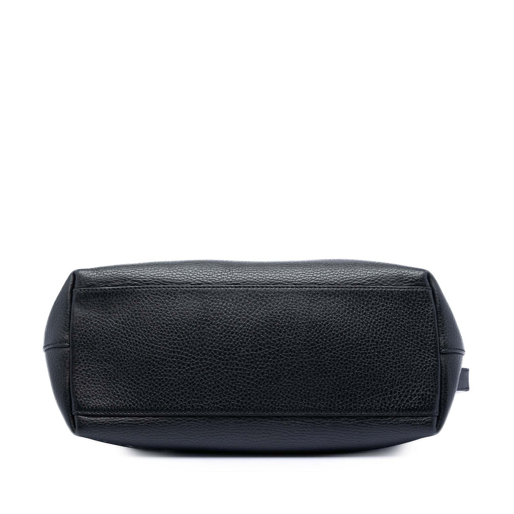 Gucci Dollar Calfskin GG Charm Satchel