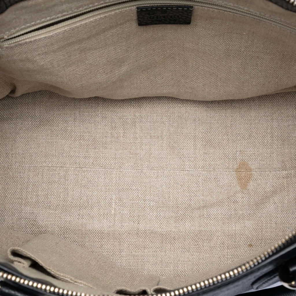 Gucci Dollar Calfskin GG Charm Satchel