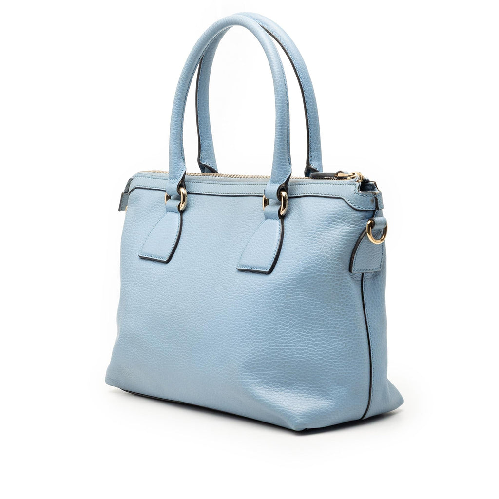 Gucci Dollar Calfskin GG Charm Satchel