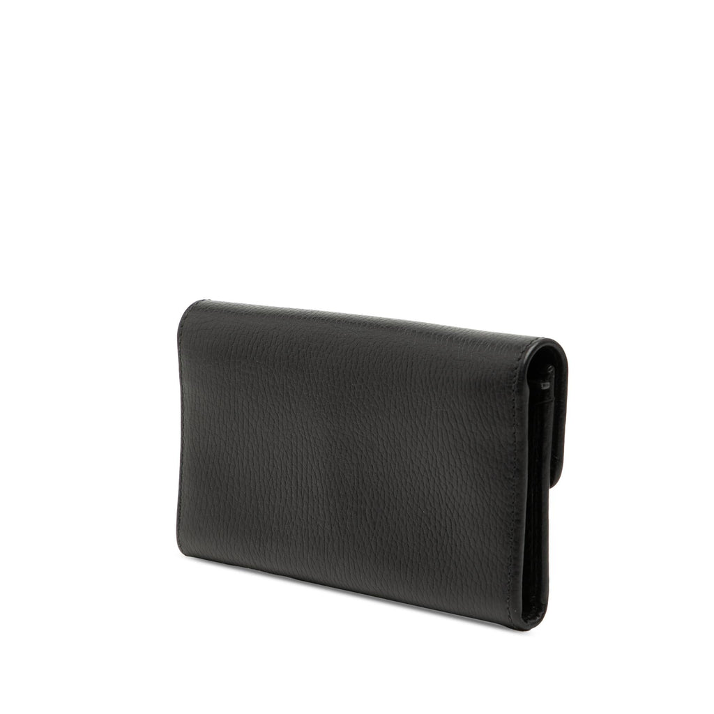 Gucci Dollar Calfskin Interlocking G Continental Wallet