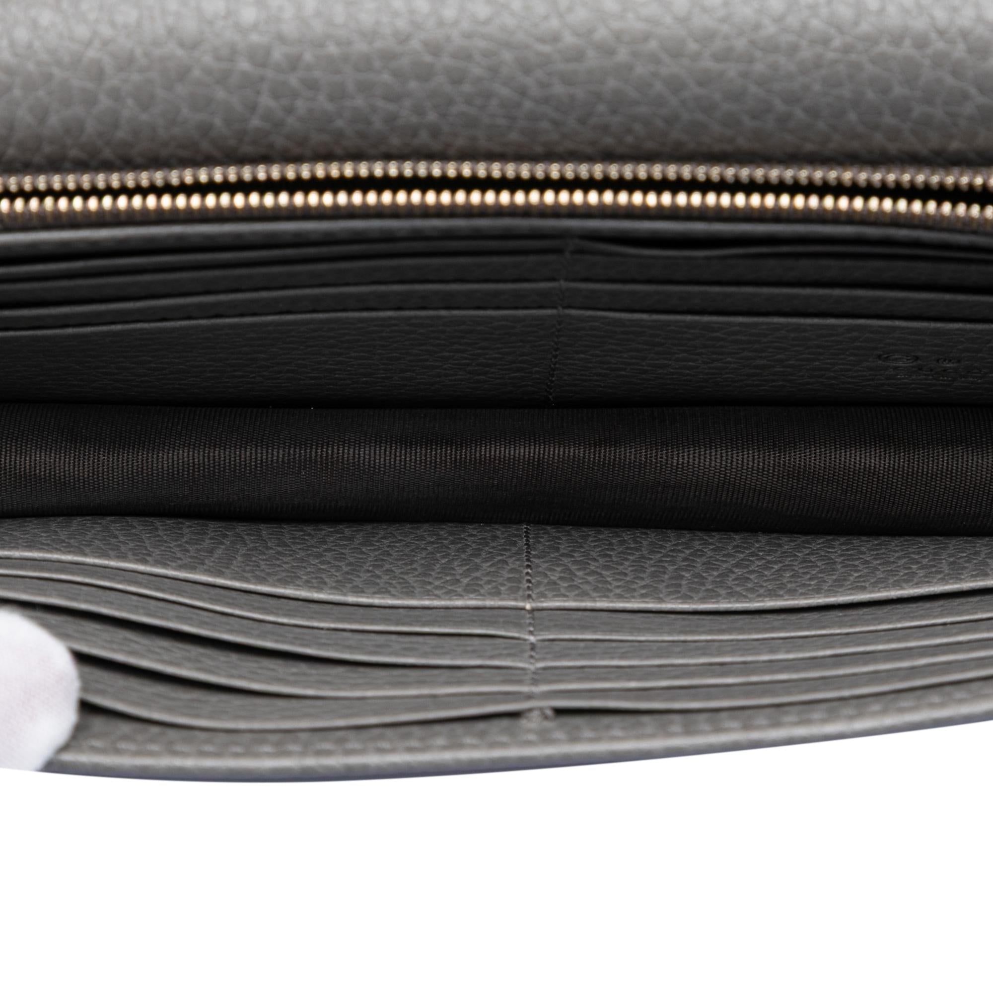 Gucci Dollar Calfskin Interlocking G Wallet on Chain