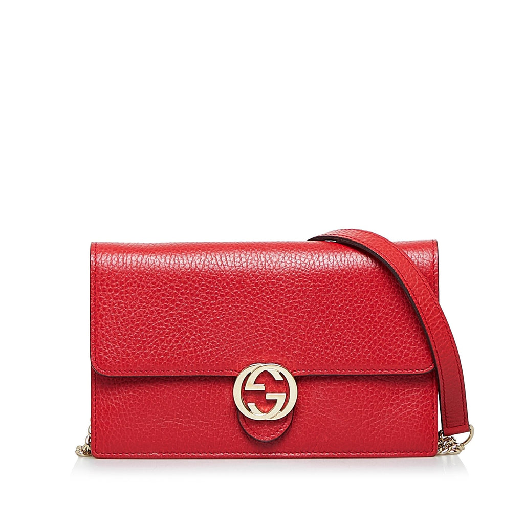 Gucci Dollar Interlocking G Wallet on Chain (SHG-6zAh51)