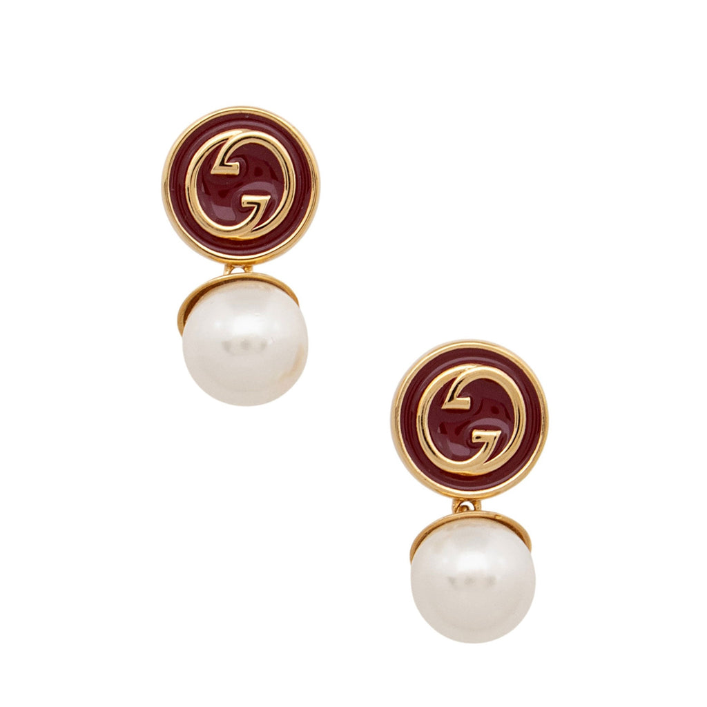 Gucci Faux Pearl Blondie Earrings