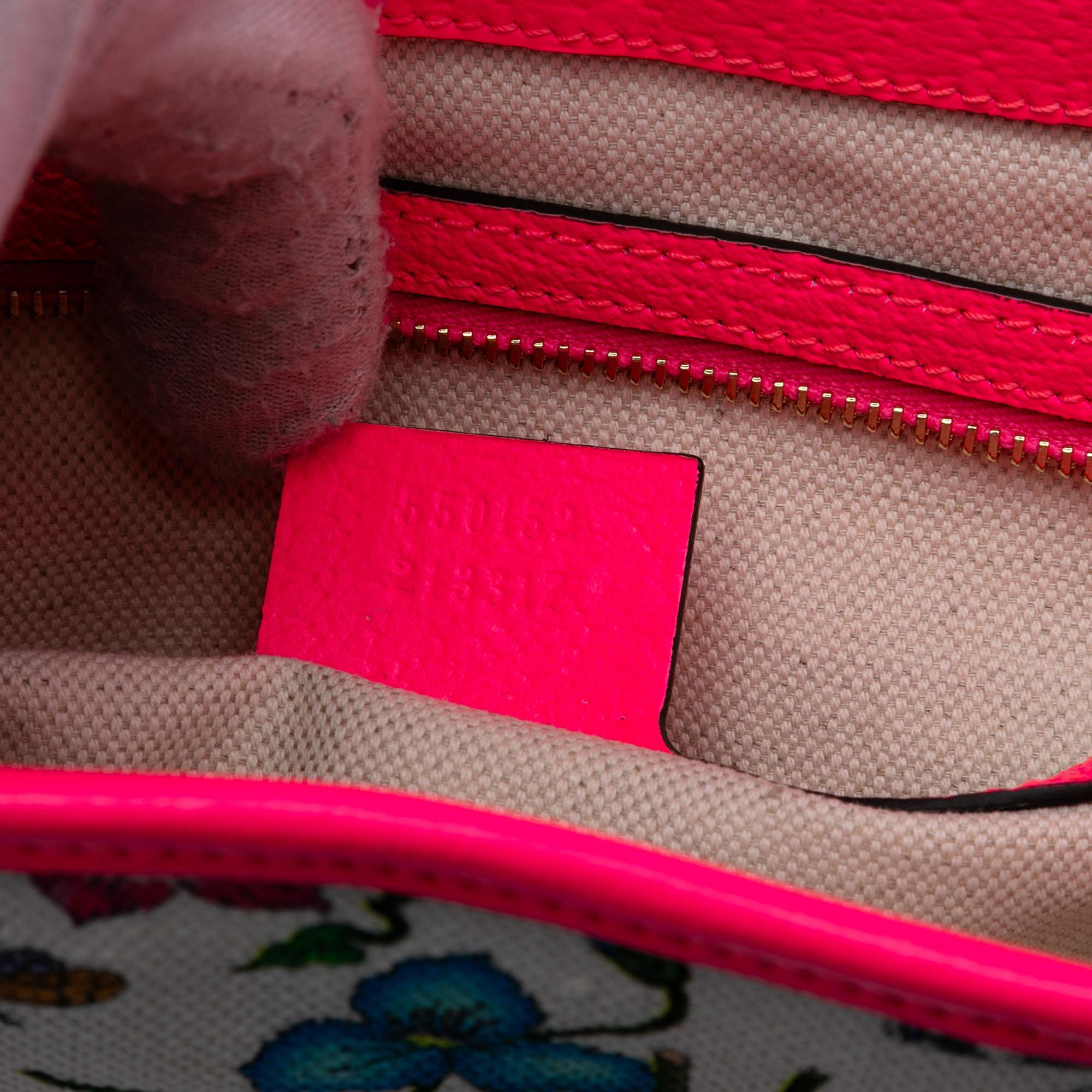 Gucci Flora Canvas Jackie O Bouvier Shoulder Bag