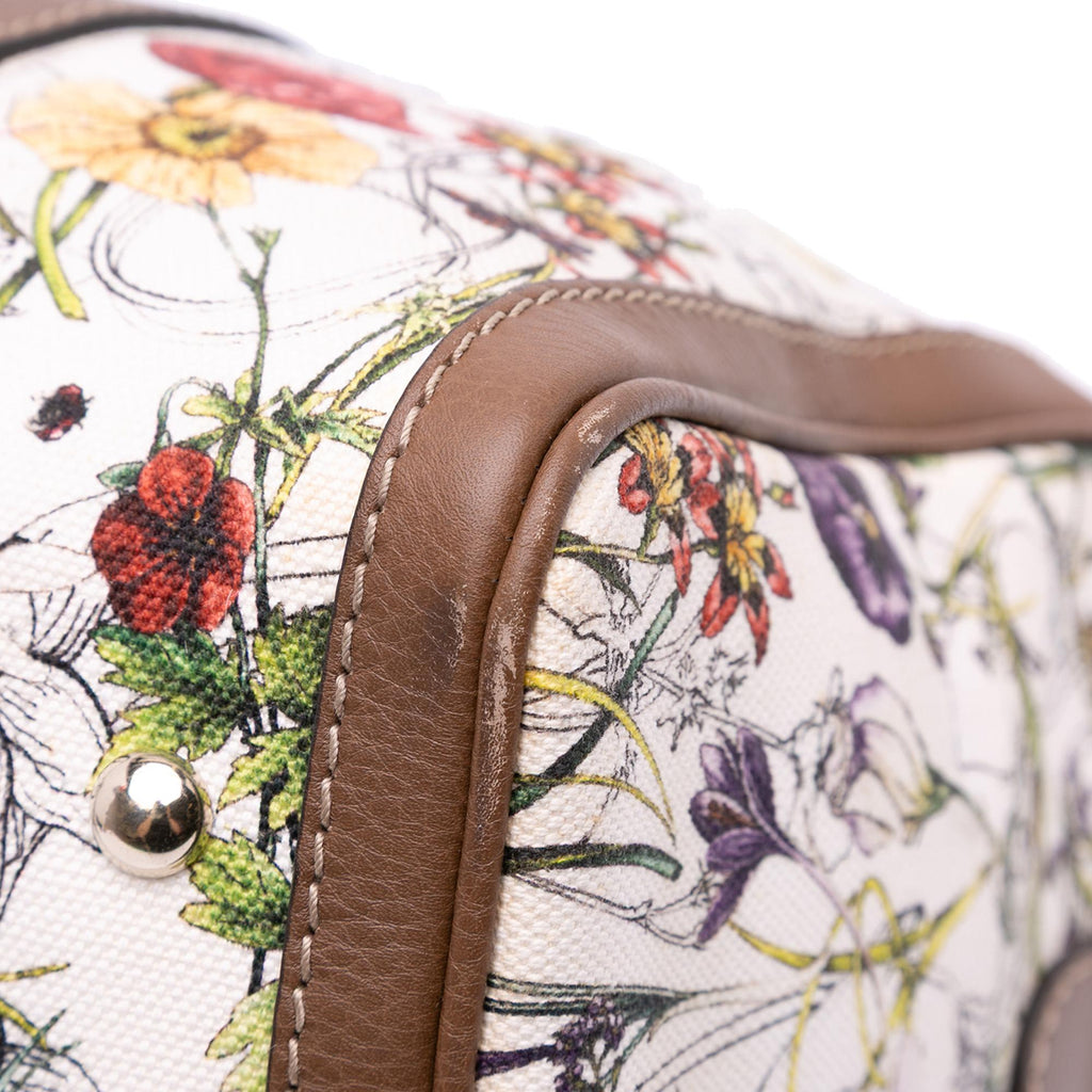 Gucci Flora Canvas Joy Boston Bag