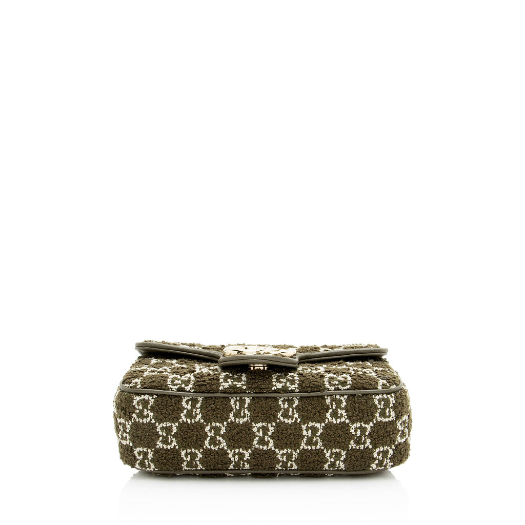 Gucci GG Boucle Tweed GG Marmont Mini Flap Bag