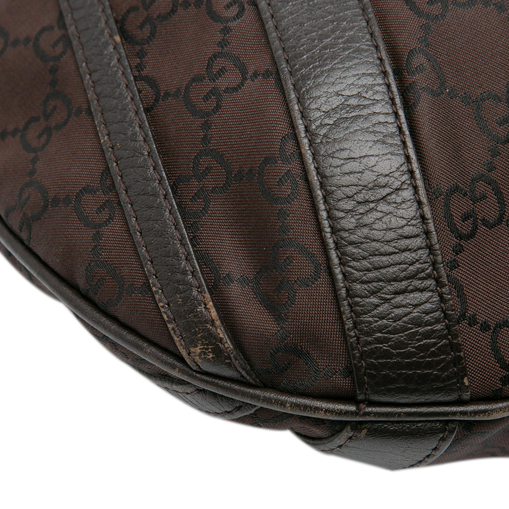 Gucci GG Canvas Abbey D Ring Convertible Satchel