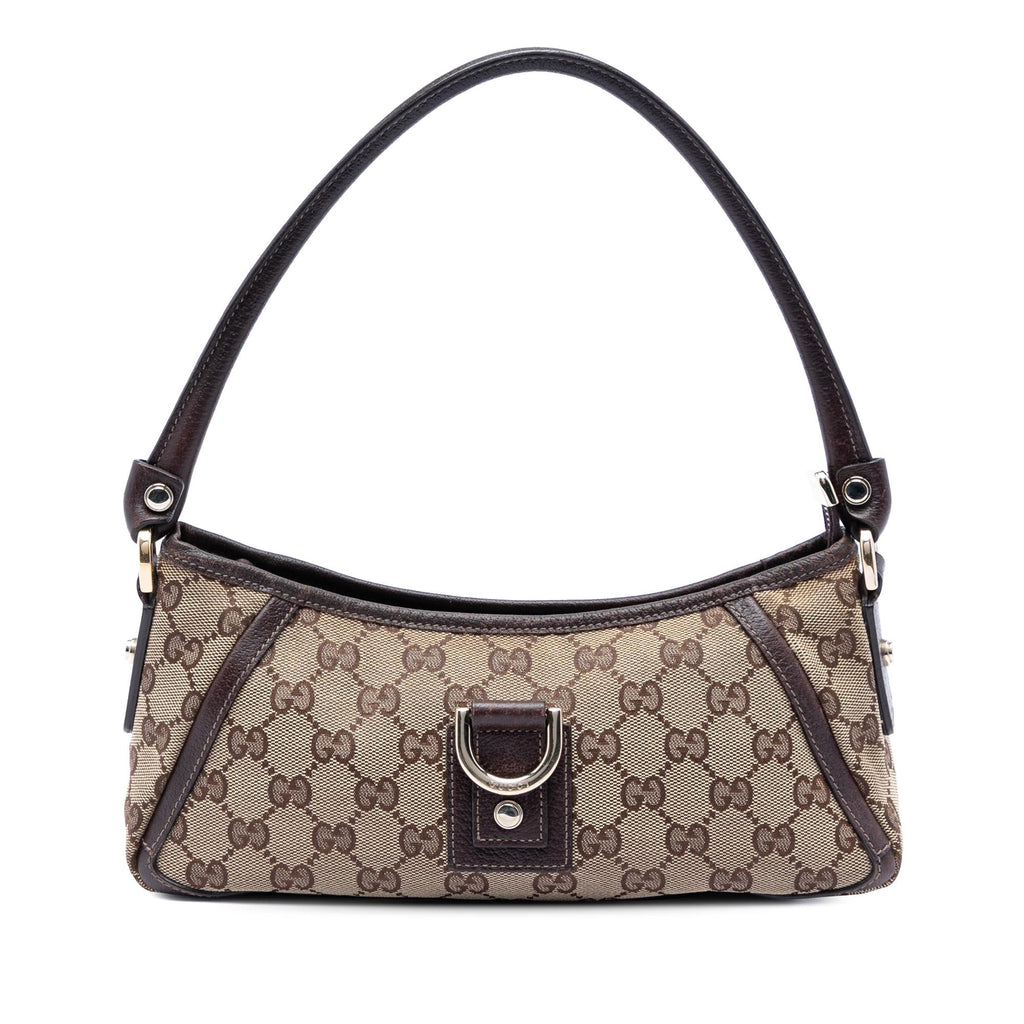 Gucci GG Canvas Abbey D Ring Pochette
